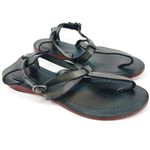 Frye Taylor Sandals Leather Thong Blue/Green Women’s 8.5 Bohemian Photo 8