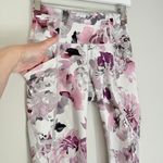 Athleta Women’s 7/8 Length Salutation Leggings Pink Peony Pink White XS Photo 3
