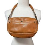 Banana Republic  Brown Pebble Leather Shoulder Bag Leather Photo 2
