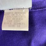 Rabbit Rabbit Rabbit Designs Maxi Dress Womens 10 Purple Batik Mother of Pearl Photo 8