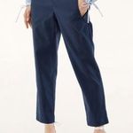 Aritzia x Wilfred • crepe darontal pull on pant trousers in navy blue sz 4 Photo 0