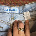 L.A. Blues VINTAGE LIGHT WASH  DISTRESSED STRAIGHT FIT JEANS Photo 4