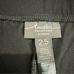 Chico's Chico’s Travelers Collection Crepe Cropped Pants Black Pull On Size 14 Chico 2.5 Photo 2