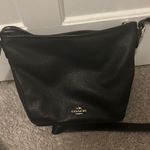 Coach Black  Crossbody Bag Leather Photo 0