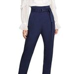 BCBGMAXAZRIA  Belted Pleat Front Ankle Skinny Pants Size XS NEW Photo 0