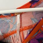 Free People Keepin' On floral slouchy top in orange and purple Photo 3