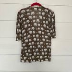 Loft Women’s Medium Elephant Green Lightweight Cardigan Photo 3