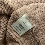 Pink Rose Size M Mauve Cowl Neck Long Sleeve Cropped Soft Chenille Knit Sweater Photo 11