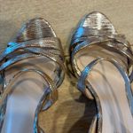 LK Bennett  Lourdes Metallic Leather Slingback Pump Heel Size 37/7 Photo 6