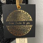 From India To You | Beaded Silver Bow Shoulder Bag Black Photo 1