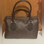 Coach  F34084 SIGNATURE MINI BENNETT SATCHEL LIGHT GOLD/BROWN/BLACK Photo 5