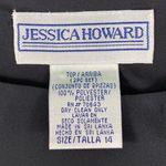 Jessica Howard 2 Piece Tiered Black Dress Photo 12