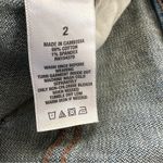 Aeropostale Jean Skirt AERO High Rise Distressed Denim Raw Hem Mini Size 2 NEW Photo 8