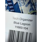 Vera Bradley  Tech Organizer Case Blue‎ Lagoon Make Up ? Travel Floral Paisley Photo 6