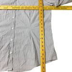 J.Jill Women’s Large Button Down Stripe Long Sleeve Shirt Polo Collar Top Photo 8