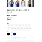 Blush by Alexa 11000 Flirty 2pc Prom Dress Gown White sparkly rhinestones size 6 Photo 1