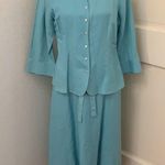 Petite Sophisticate  2 piece suit dress jacket 10 P 10 petite 10P blue New NWT Photo 13