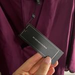 BCBGMAXAZRIA NWT  Cape Sleeve Maxi Dress Grape Royal- Size 2 Photo 2