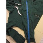 Forever 21 Cropped Athletic Wear Full Zip Up Green Hoodie With Pockets Size M Photo 14