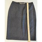 Marc New York  Skirt Womens Small Black Reptile Snake Print Chain Pencil Workwear Photo 5