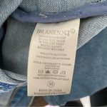 BLANK NYC Blue Embroidered Denim Jean Stretch Jacket Floral Roses size Medium Photo 7