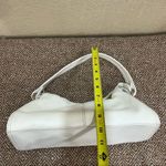 Reaction Kenneth Cole Vtg Kenneth Cole Reaction White Leather Rectangular Y2K Handbag Grunge Preppy Photo 7