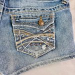 Y2K Low Rise Denim Mini Shorts 5/30" Blue Photo 3
