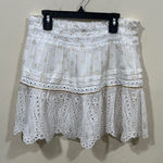 Ramy Brook NWT  Bruno Tiered Crochet Mini Skirt size M Photo 0