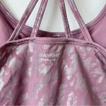 Calvin Klein Performance Print Strappy Back Scoop Neck Crop Top Sportsbra Sz XL Photo 5