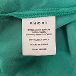 RHODE Jemima Maxi Dress Crushed Velvet Emerald NWT Size‎ 0 Green Size XL Photo 8