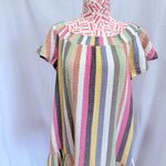 Marine layer  Shirley Stripe Off The Shoulder Cotton Minidress Multicolor Size M Photo 2