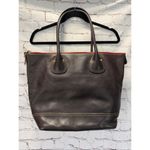 Dooney & Bourke  dark brown leather tote purse Photo 3