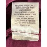 7th Avenue Design Studio Size 4 Burgundy Chino Dress Pants Stretch Work Trousers Purple Photo 6