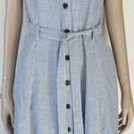 Mlle Gabrielle Pinstripe Sleeveless Dress Photo 0