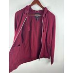 Victoria's Secret Sport Women's Zip-Up Hoodie Burgundy Size XS Photo 5