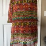 Judith March  Retro One Shoulder Boho Mini Dress Photo 0