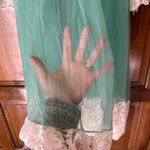 Vintage Sheba Originals Robe Palm Springs Light Green Lace Size Small Photo 4