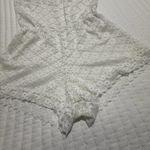 Frederick's of Hollywood Frederick’s Of Hollywood White Floral Lace Romper Lingerie Sz L Large Photo 11