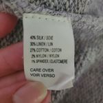 Anne Klein  sweater tank size medium silk and linen mix lavender and gray colors Photo 3