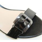 Franco Sarto Tarry Women Black Leather Heel Sandal Photo 7