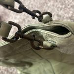 American Leather Co Light Green Leather Shoulder Bag Y2k Hobo Bag Photo 10