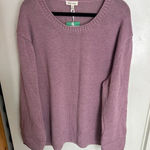 Ella Moss  Purple Sweater Woman’s Size XL NEW Photo 0