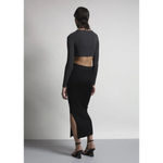 Aya Muse Maggie Cutout Skirt in Black X Photo 10
