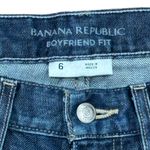 Banana Republic  Size 6 Blue Denim Boyfriend Fit Straight Leg Jeans Photo 1
