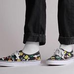 Vans Authentic Better Day Smiley Black & White Skate Shoes 8.5 Photo 7