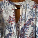 Z & L Floral Maxi Dress Kimono Sleeve V Neck Bohemian Resort Casual M White Size M Photo 5