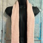 Peach Sparkle Knit Skinny Scarf New Photo 1
