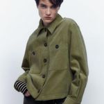 ZARA  CORDUROY OVERSHIRT Khaki color Photo 0