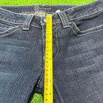 Bebe VtgY2K Womens 30 Low Rise Bootcut Flare Dark Wash Denim Rhinestones Bling Photo 5