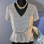 Sienna Sky NWT  Size XS Cinched Waist Blouse Photo 0